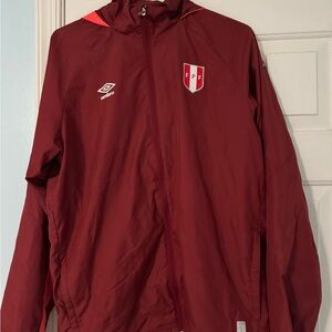 Perú Umbro Men's Red Jacket